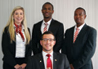 Back: Nicola Cheetham, Job Midiburo and Reuben Mothemane. Front: Alexis Barwise.